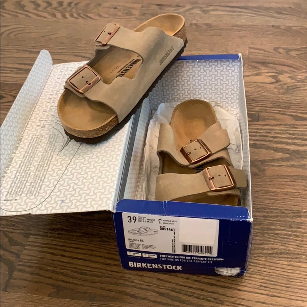 Birkenstock’s- taupe Arizona -size 39 regular fit